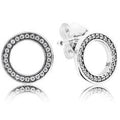 Forever PANDORA Earring Studs w CZ 290585CZ
