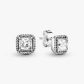 Timeless Elegance Silver Earring Studs w 290591CZ (High Resolution)