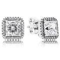 Timeless Elegance Silver Earring Studs w 290591CZ