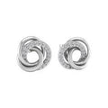 Encircled sterling silver stud earrings 291076C01