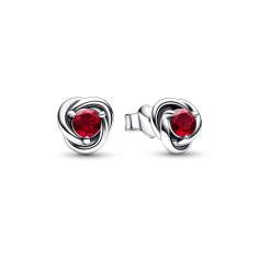 July Birthstone silver stud earrings wit 292334C01