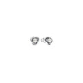 Sterling silver stud earrings with white bioresin man-made mother of pearl 292335C03 (High Resolution)