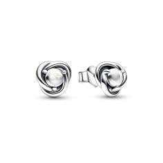 April Birthstone silver stud earrings wi 292335C01