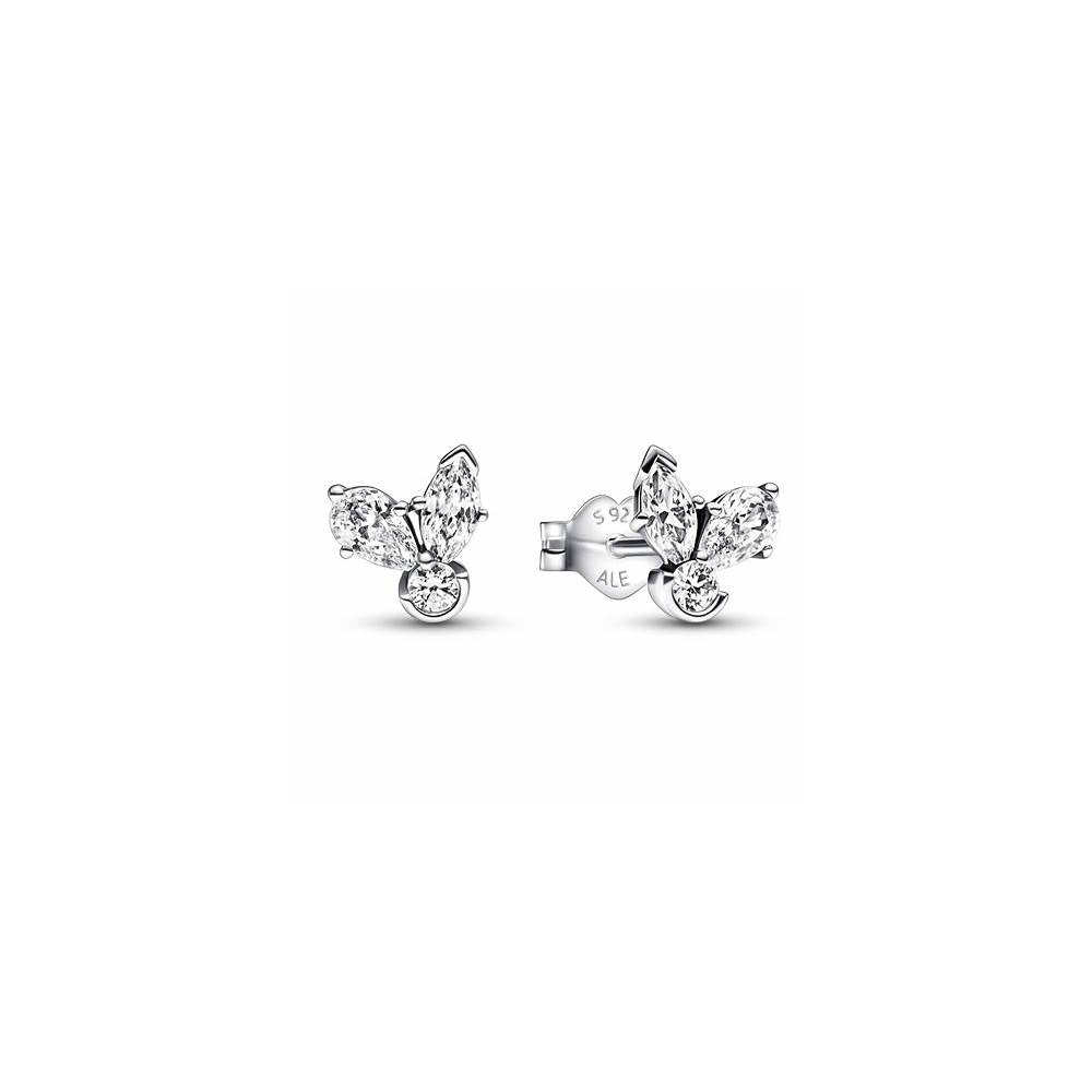 Herbarium cluster sterling silver stud e 292406C01 (High Resolution)