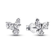Herbarium cluster sterling silver stud e 292406C01