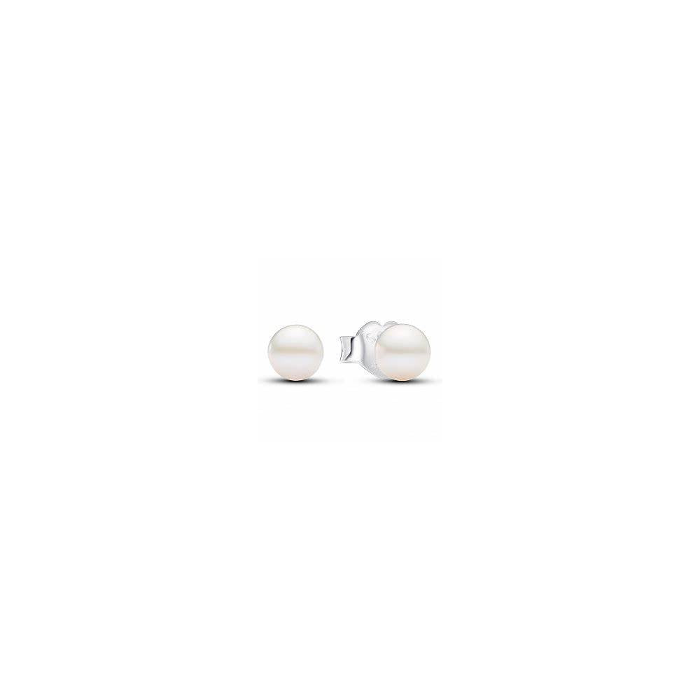 Sterling silver stud earrings with 7 mm 293169C01 (High Resolution)