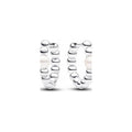 Beaded sterling silver hoop earrings wit 293178C01 (High Resolution)
