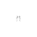 Rose sterling silver stud earrings 293214C00 (High Resolution)
