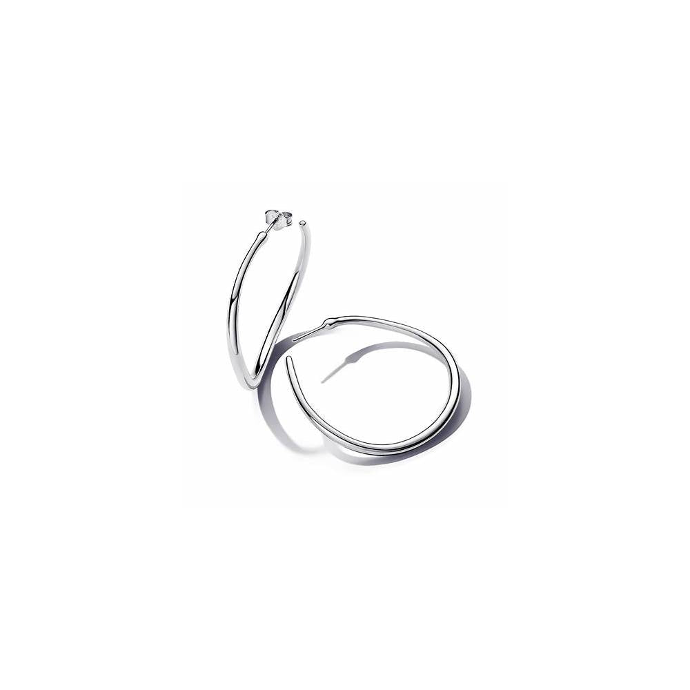 Sterling silver hoop earrings 293299C00 (High Resolution)