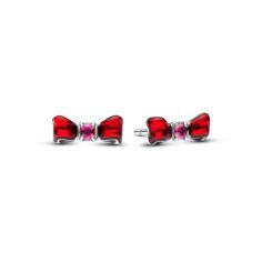 Disney Snow White bow sterling silver stud earring 293779C01