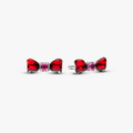 Disney Snow White bow sterling silver stud earring 293779C01 (High Resolution)