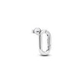 Sterling silver openable link stud earring 293856C00