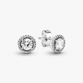 Classic Elegance Silver Earring Studs w 296272CZ (High Resolution)