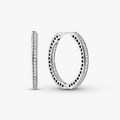 Hearts of PANDORA Large Hoops w CZ 296319CZ (High Resolution)