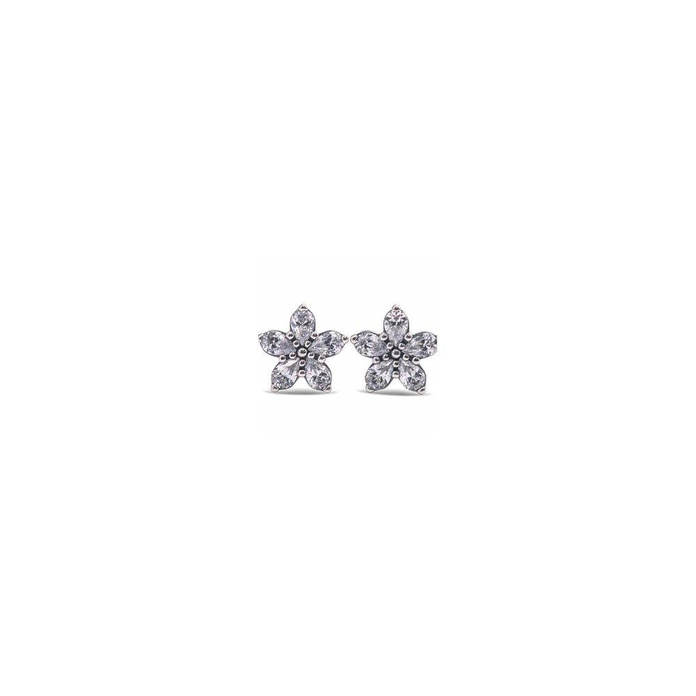 Sparkling Snowflake Earring Studs w Clea 299239C01 (High Resolution)