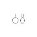 Moments Snake Chain Silver Double Hoop E 299562C00 (High Resolution)