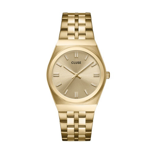 Cluse - Retro 70's Steel full gold link CW35104