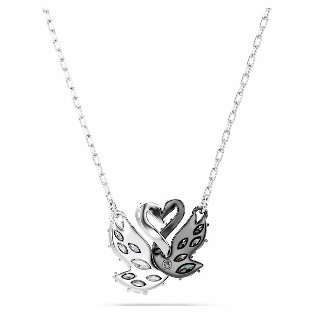 Swan pendant Swan, Black, Mixed metal finish 5705721