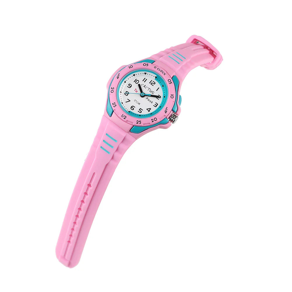 Mentor Time Teacher Watch / Pink 100m cac-116-m55