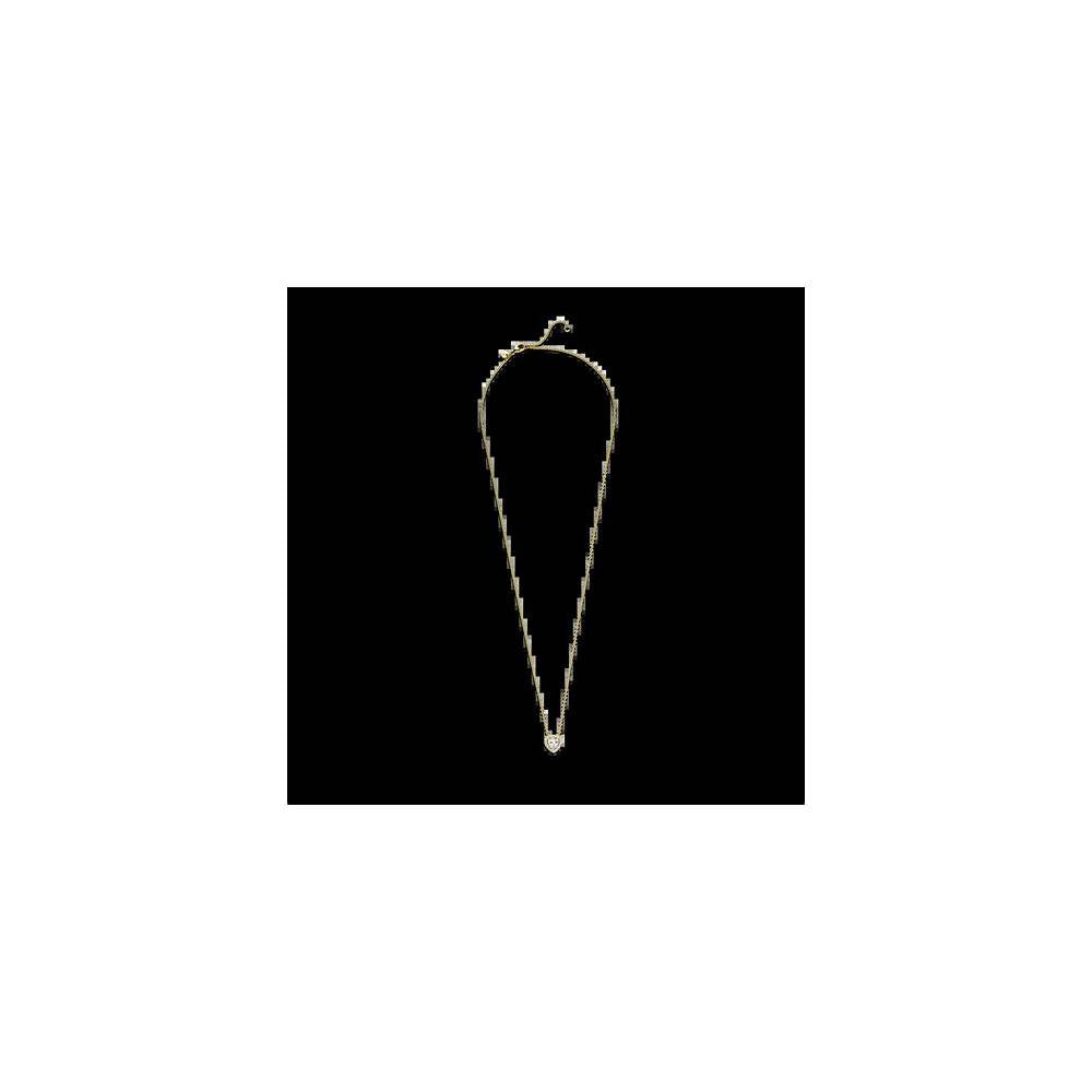 Sparkling Heart 14k Gold Collier Necklac 359520C01-45 (High Resolution)