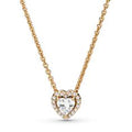 Sparkling Heart 14k Gold Collier Necklac 359520C01-45