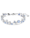 Constella bracelet Mixed cuts, Blue, Rhodium plated 5722479