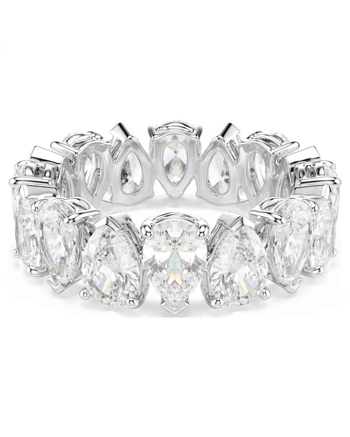 Matrix Vittore ring Pear cut White Silver-tone finish Size 52 5572825