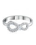 Infinity Ring White 5535396 Size 60