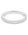 Matrix Vittore ring Round cut White Silver-tone finish Size 52 5257465