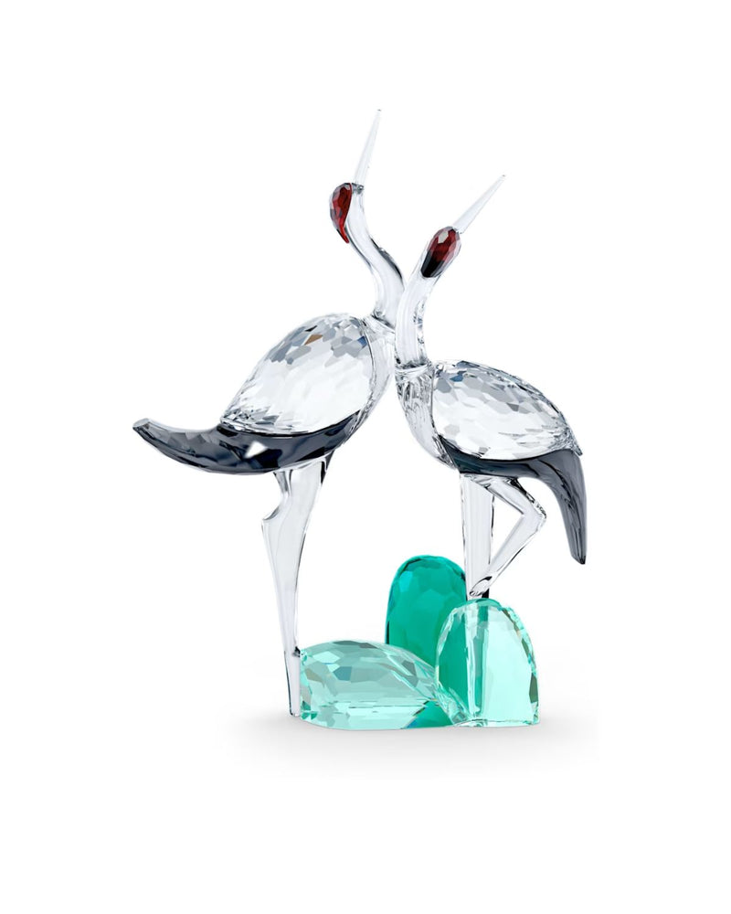 Among Blue Mountains Singing Cranes
