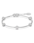 Constella bangle Round cut, White, Rhodium plated 5641680