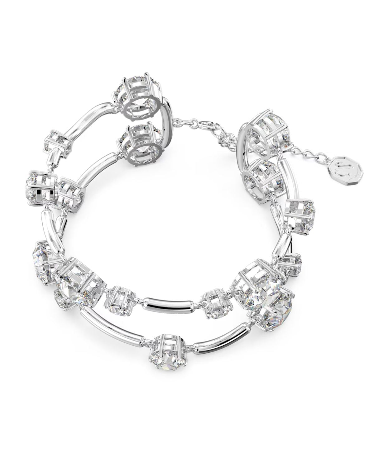 Constella White Crystal Double Bangle  5638697