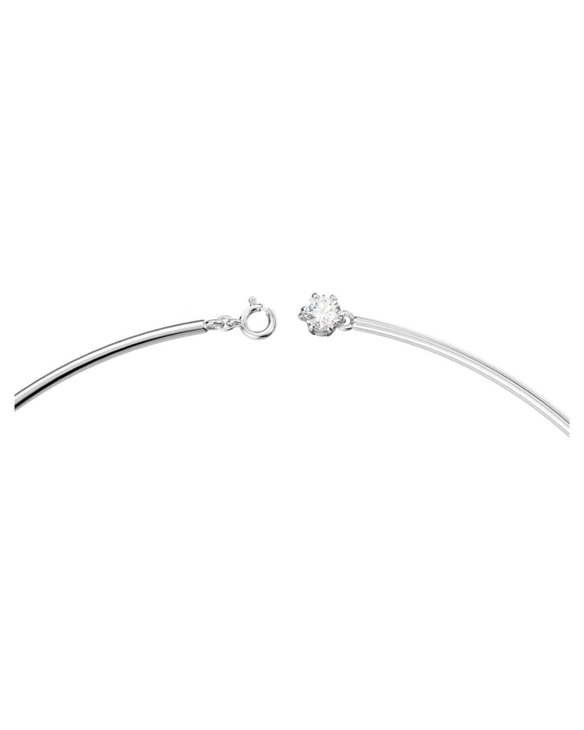 Constella necklace Round cut, White, Rhodium plated 5638699