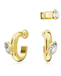 Dextera Gold Tone Hoop Earrings & Ear Cuff Set 5663262