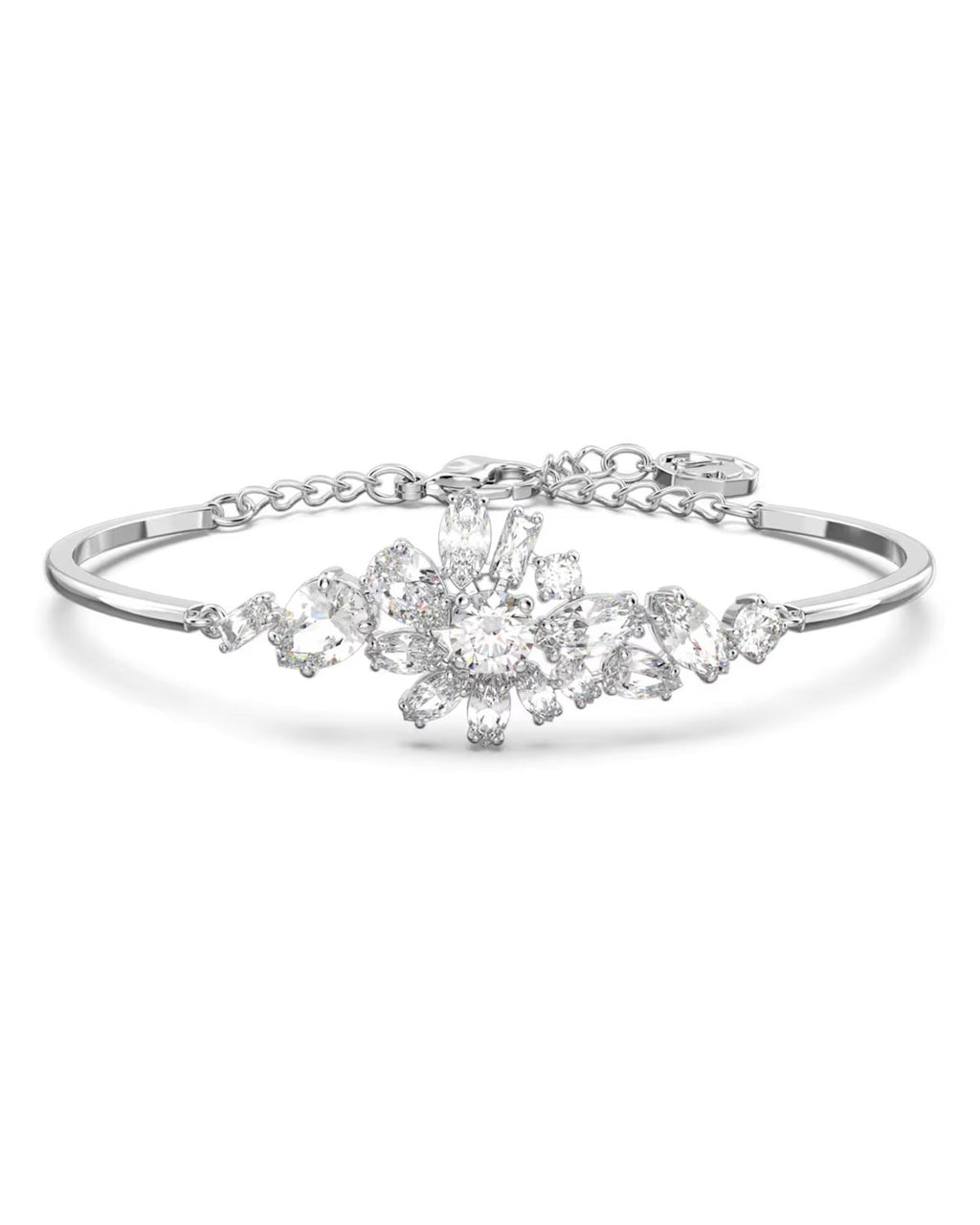 Gema Flower White Crystal Bangle 5644681