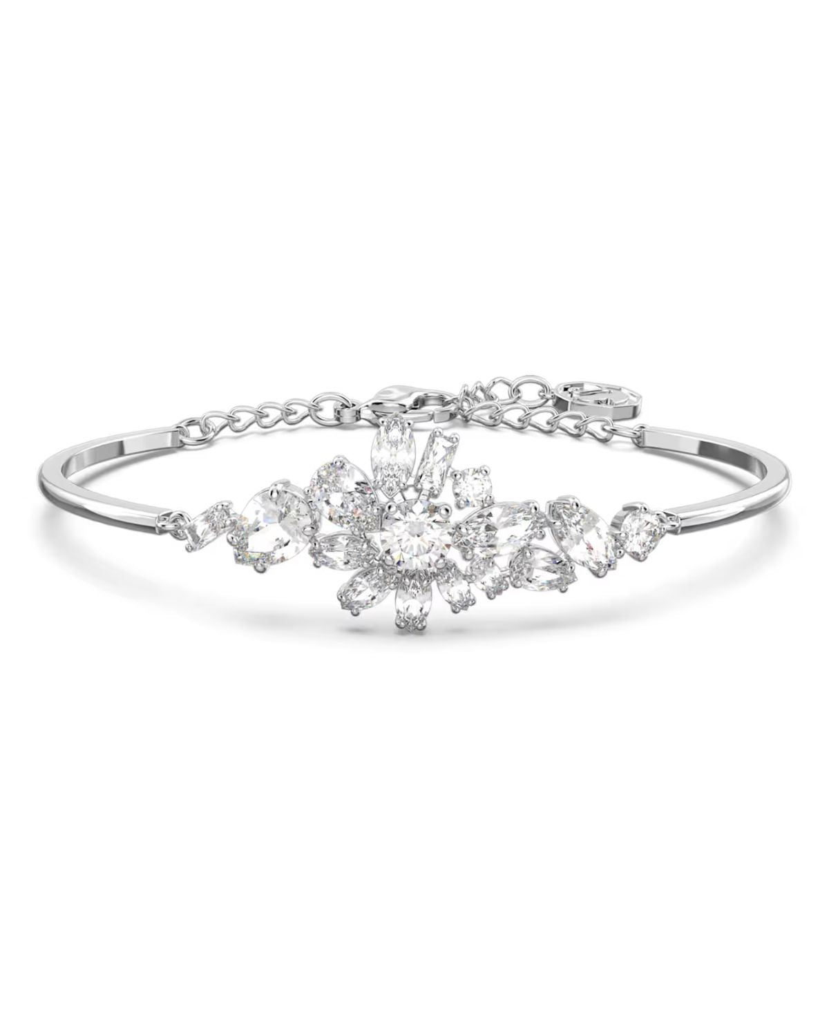 Gema Flower White Crystal Bangle 5644681