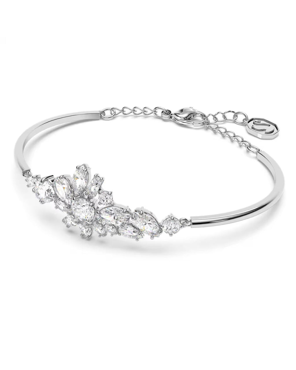 Gema Flower White Crystal Bangle 5644681