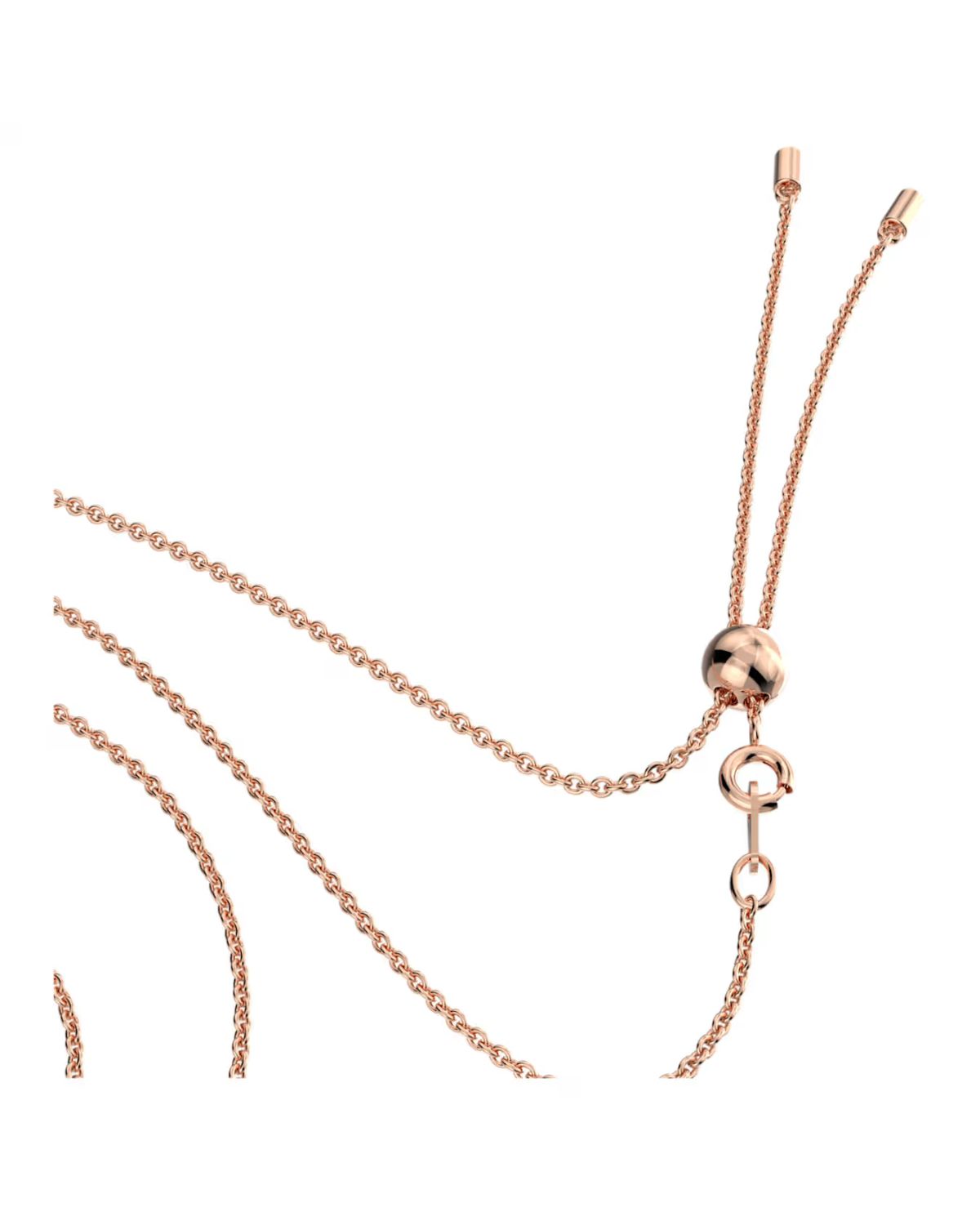 RL Generation Necklace White Rose Gold-tone Plated 5636589