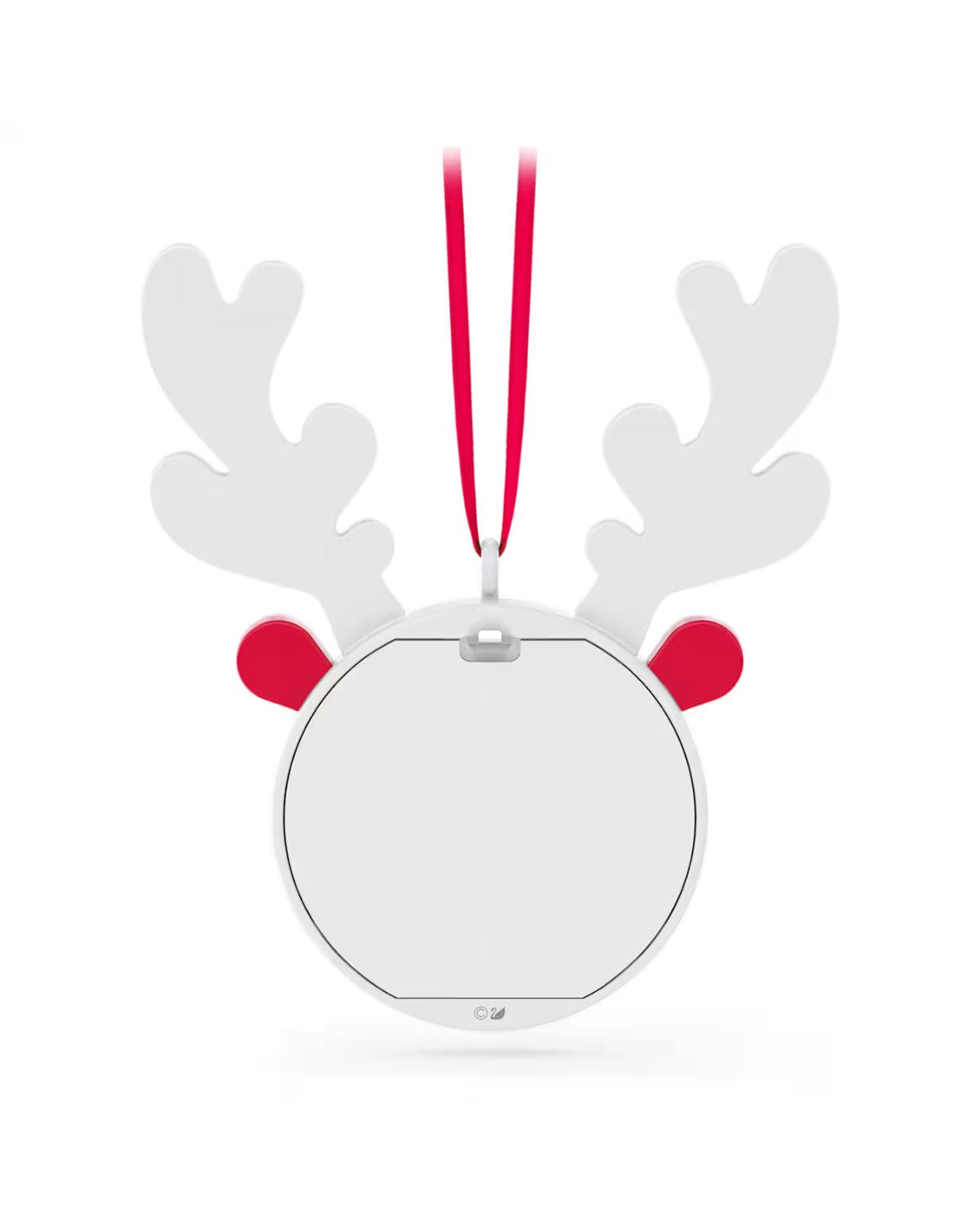 Holiday Cheers Reindeer Picture Frame Ornament Red Crystal 5596391