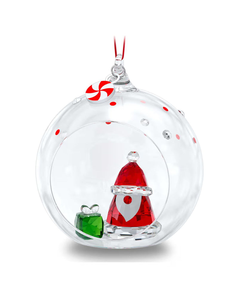 Holiday Cheers Santa Claus Ball Ornament