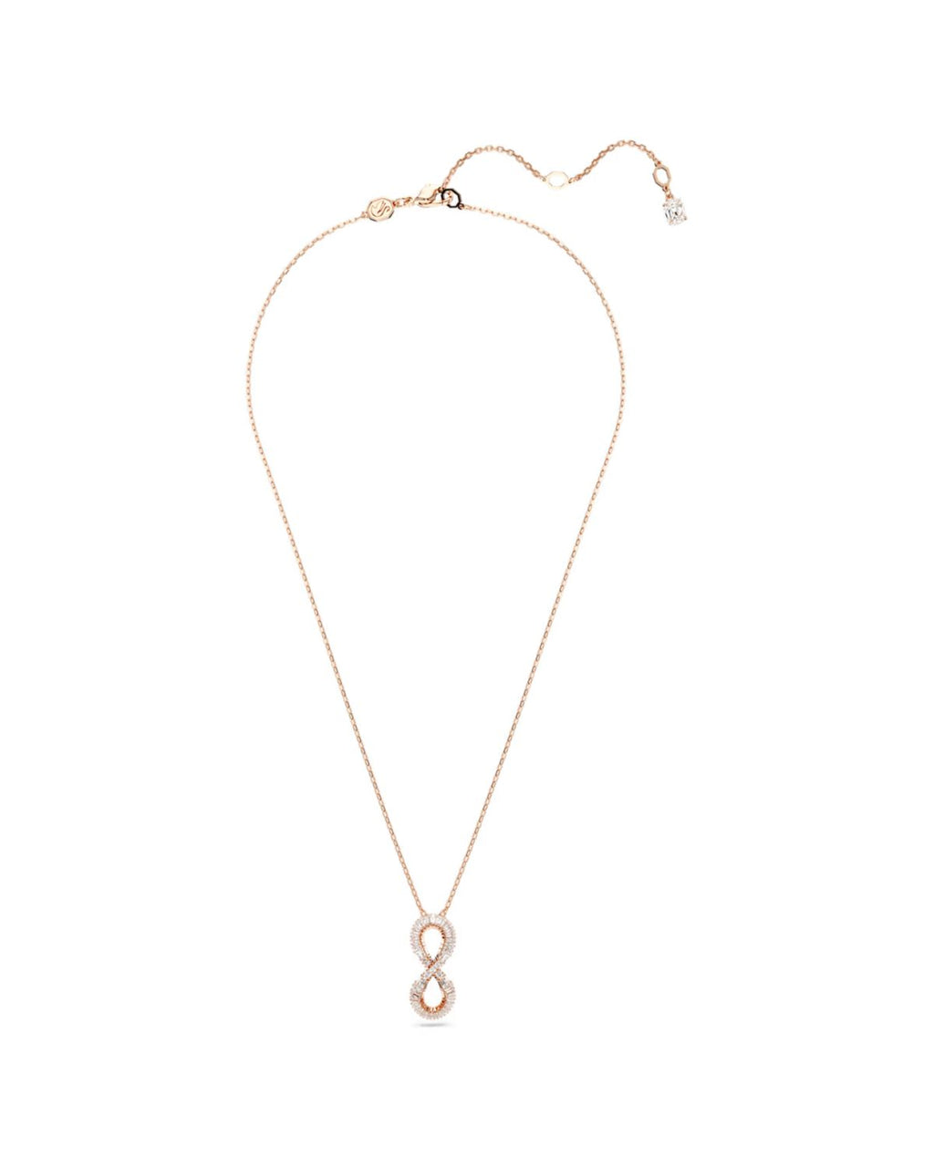 Hyperbola pendant Infinity, White, 18k rose gold finish 5677623