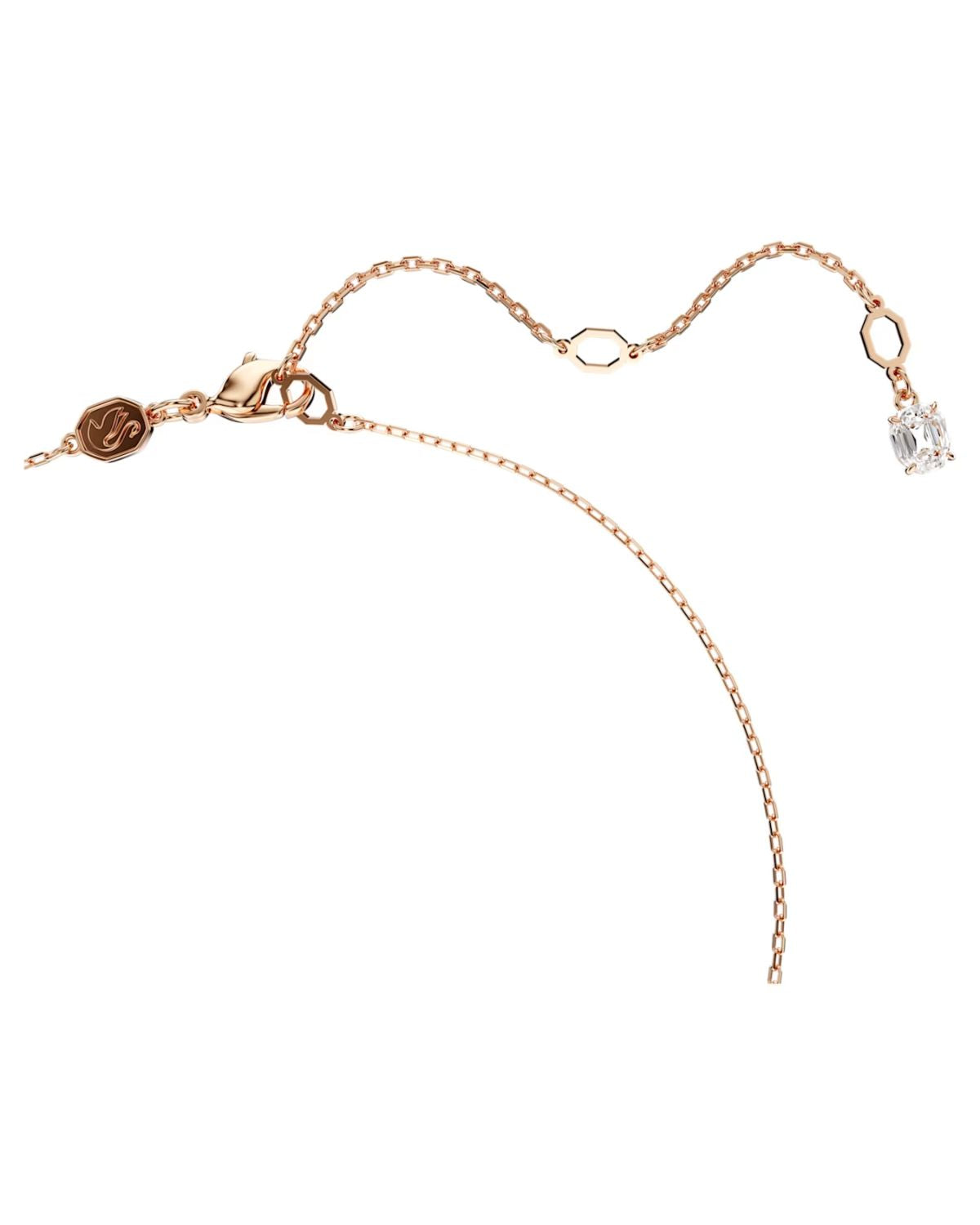 Hyperbola pendant Infinity, White, 18k rose gold finish 5677623
