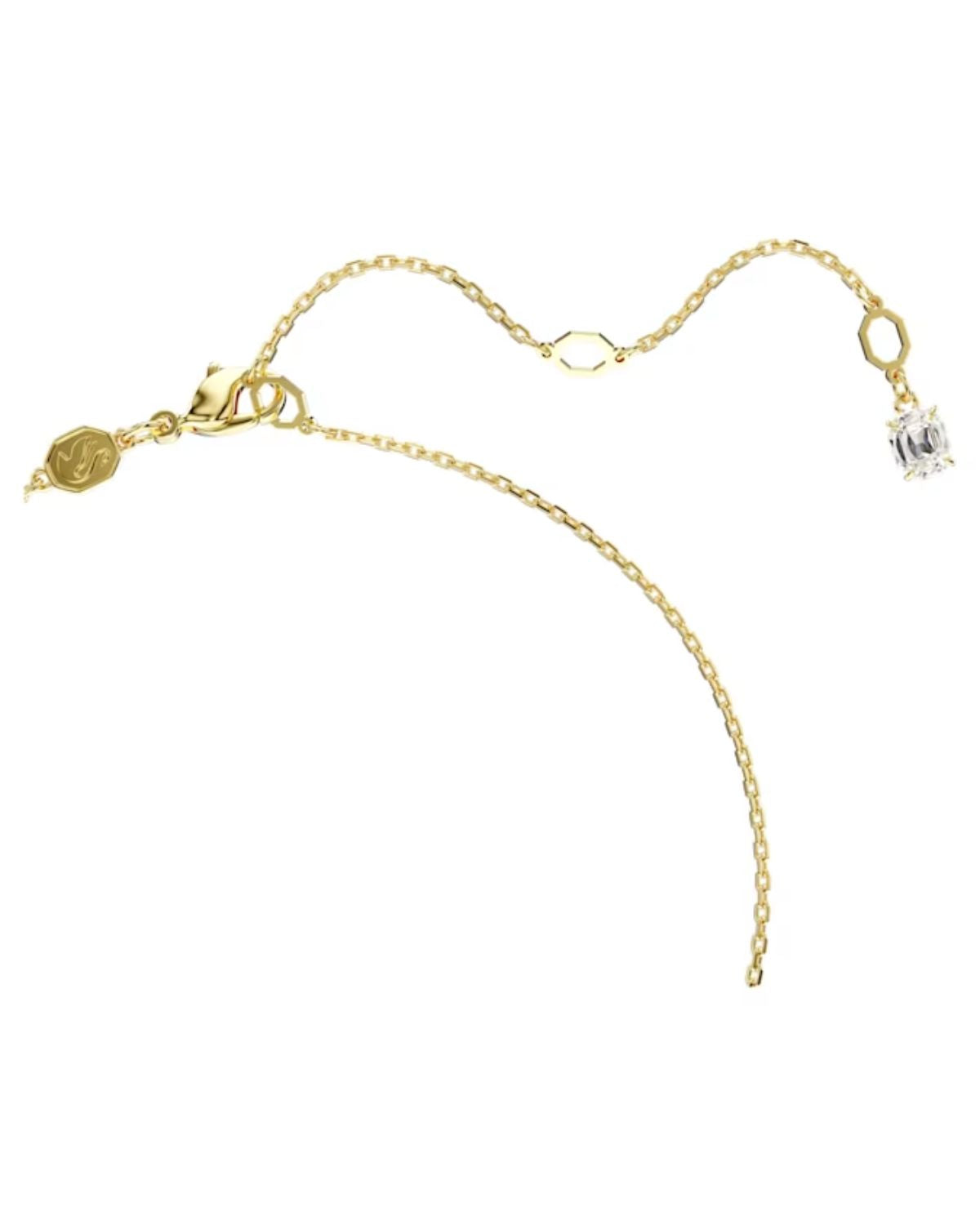 Imber pendant Round cut, White, Gold-tone plated 5684511