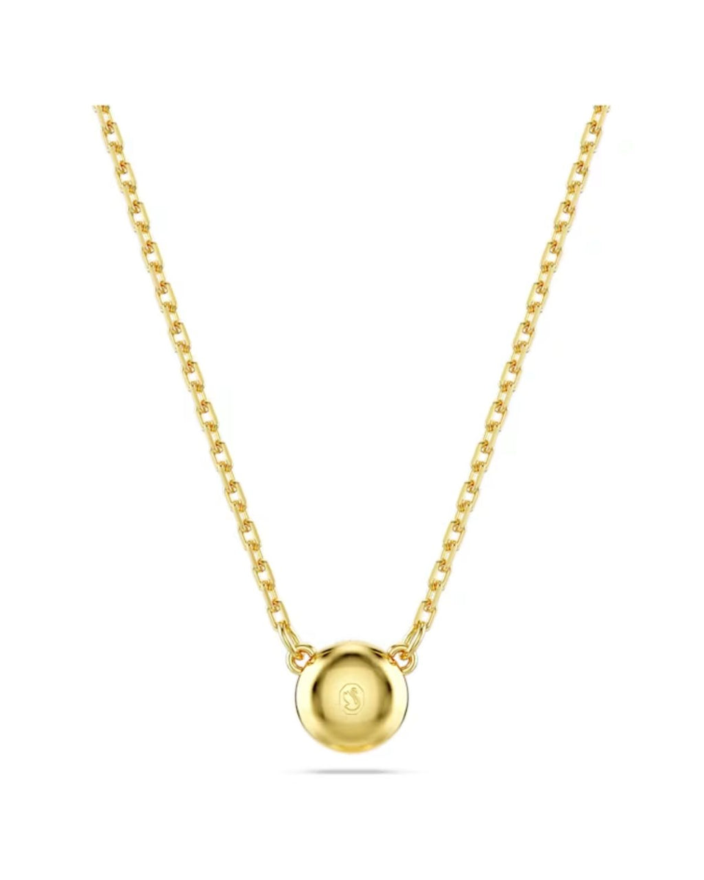 Imber pendant Round cut, White, Gold-tone plated 5684511
