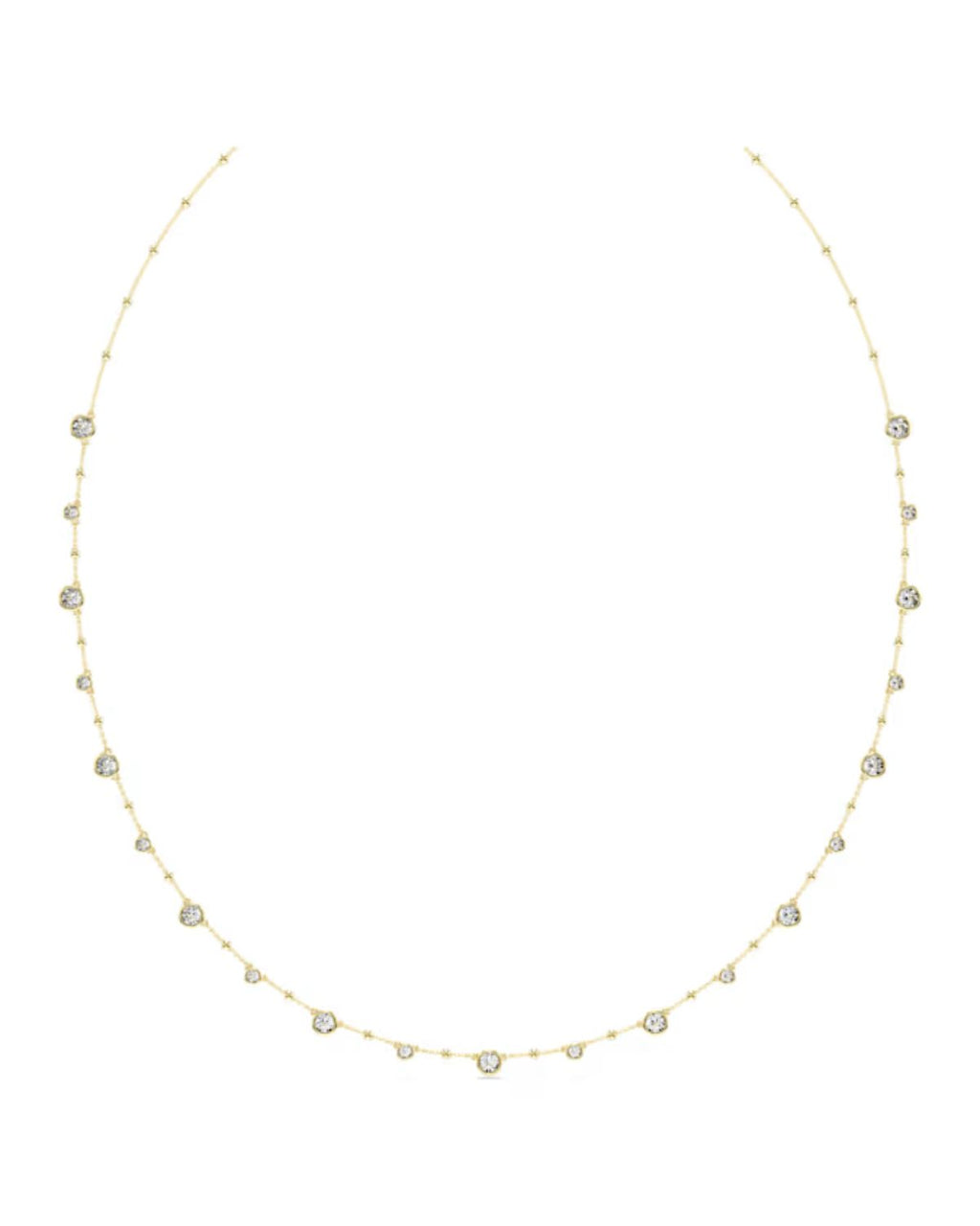 Imber strandage Round cut, White, Gold-tone plated 5680091