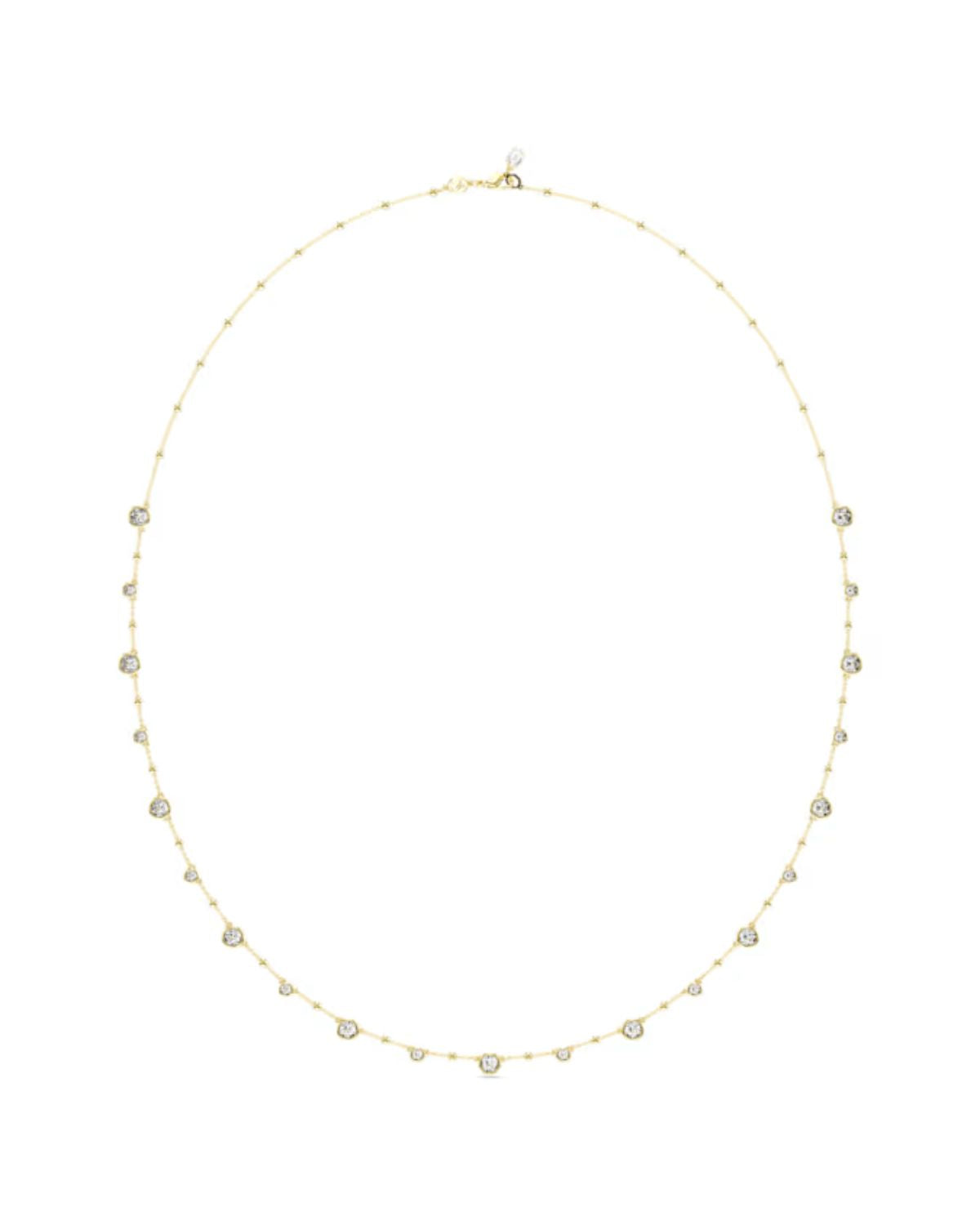Imber strandage Round cut, White, Gold-tone plated 5680091