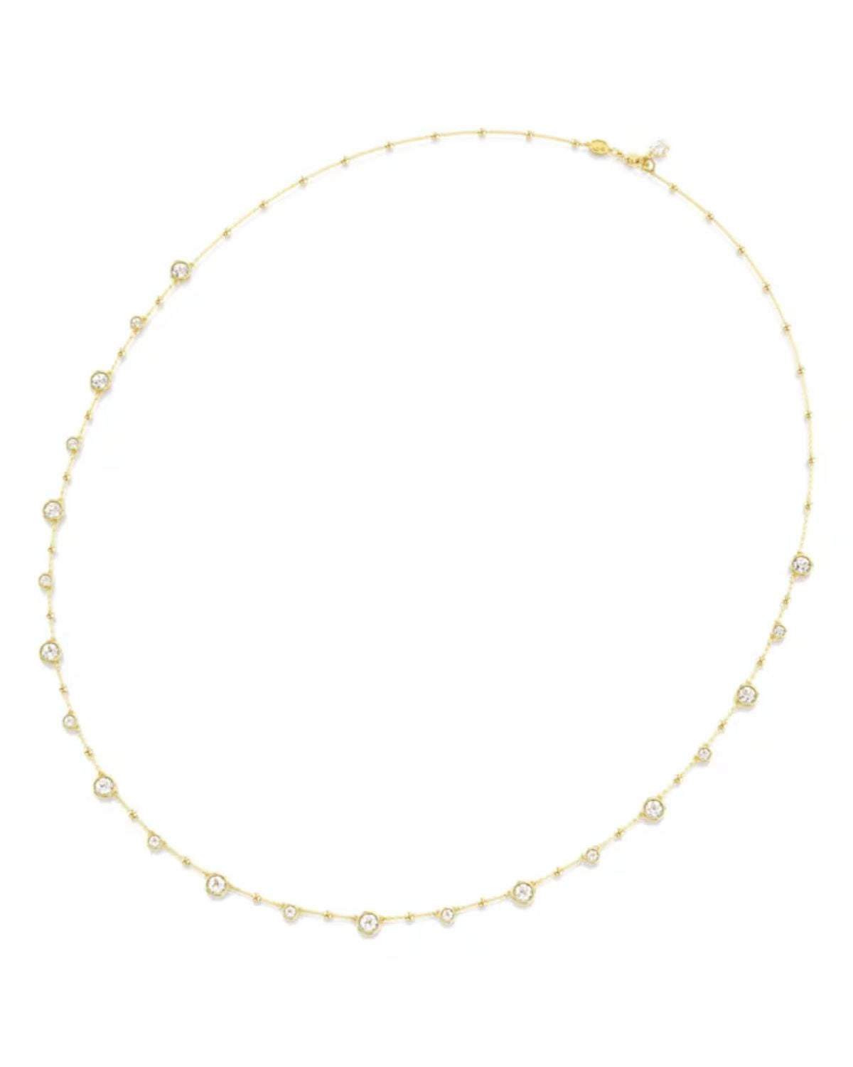 Imber strandage Round cut, White, Gold-tone plated 5680091