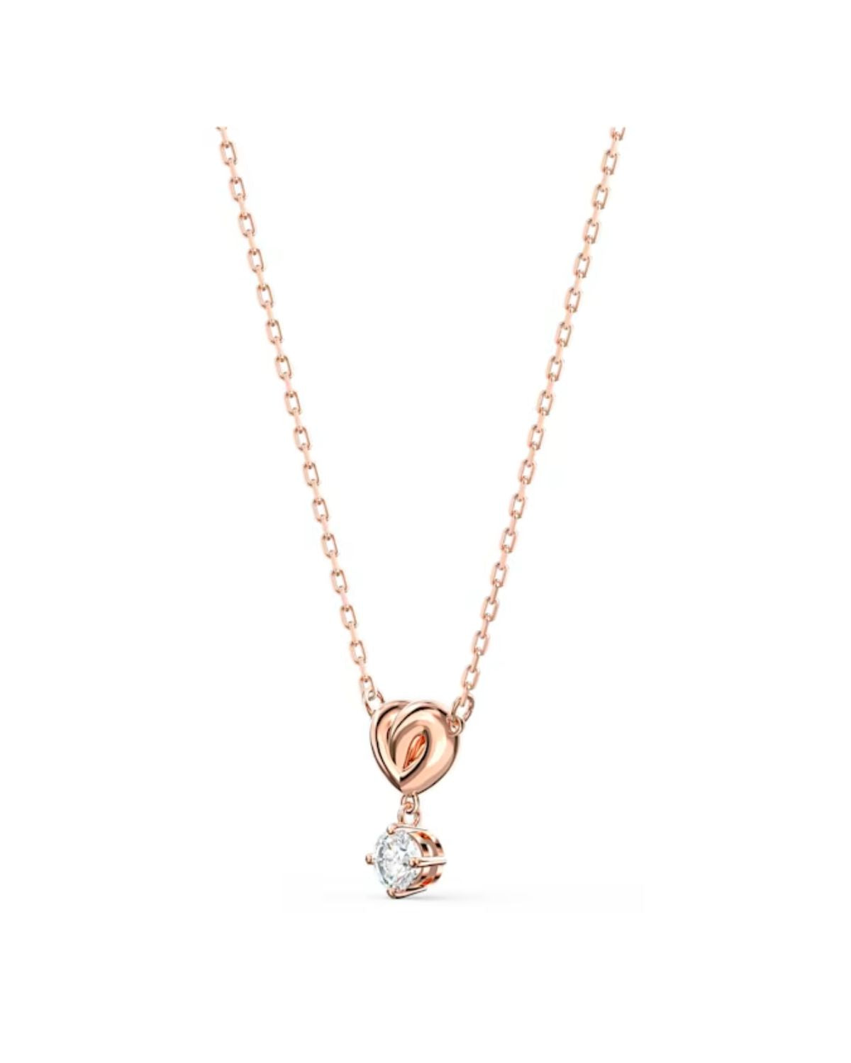 Lifelong Heart pendant White, 18k rose gold finish 5516542