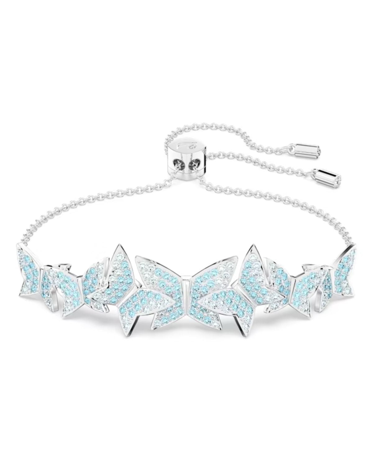 Idyllia Lilia bracelet Butterfly, Blue, Rhodium plated M 5662184