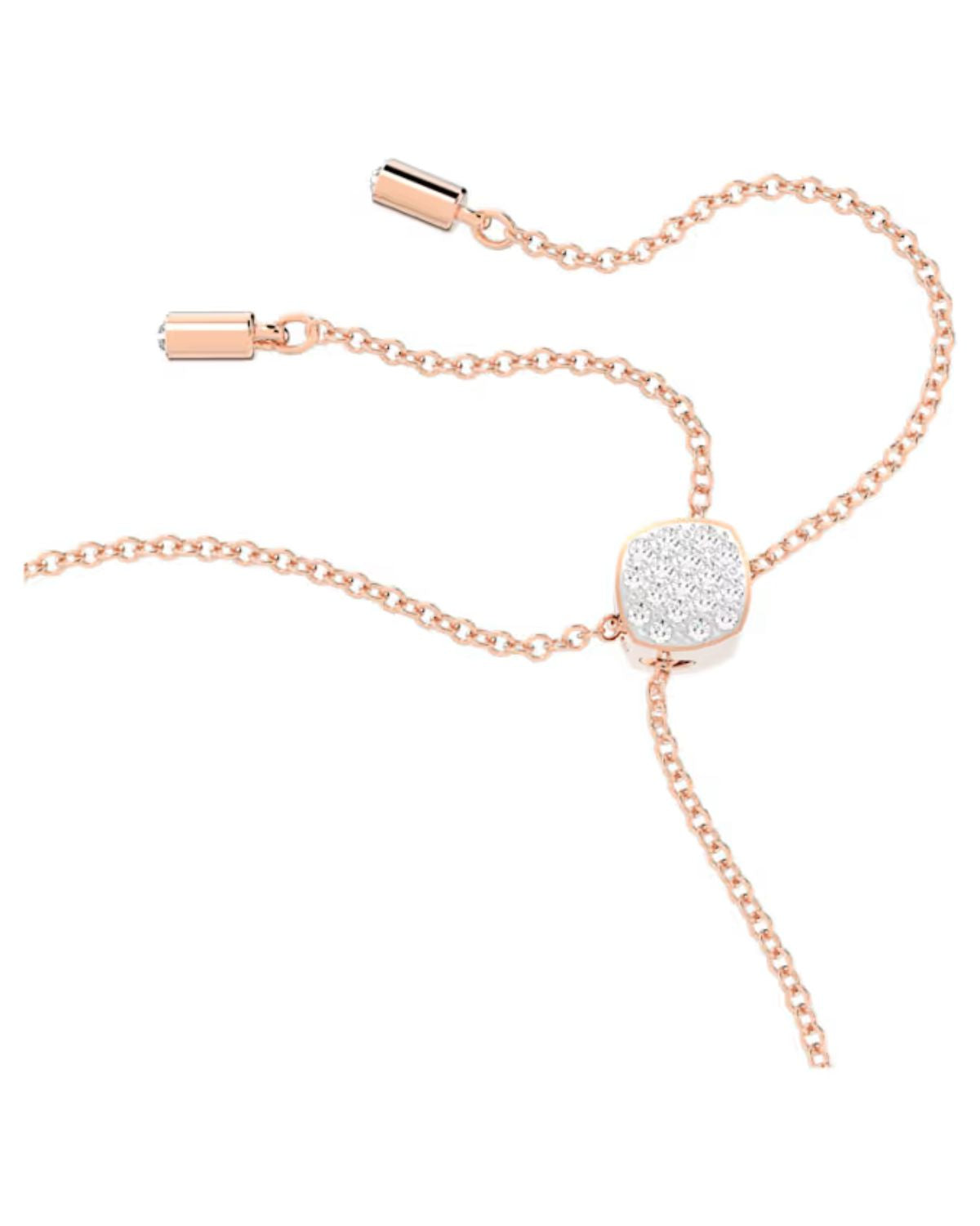 Idyllia Lilia bracelet Butterfly, White, 18k rose gold finish 5636430